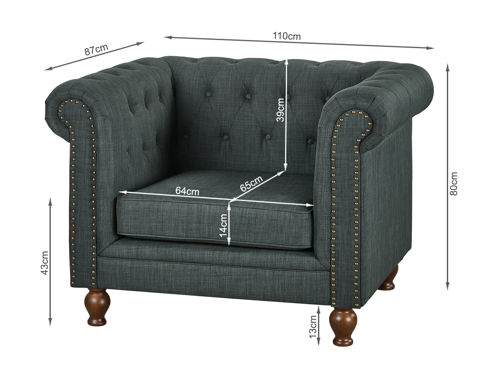 Vagas Occasional Chair - Ripe Olive - Image 8
