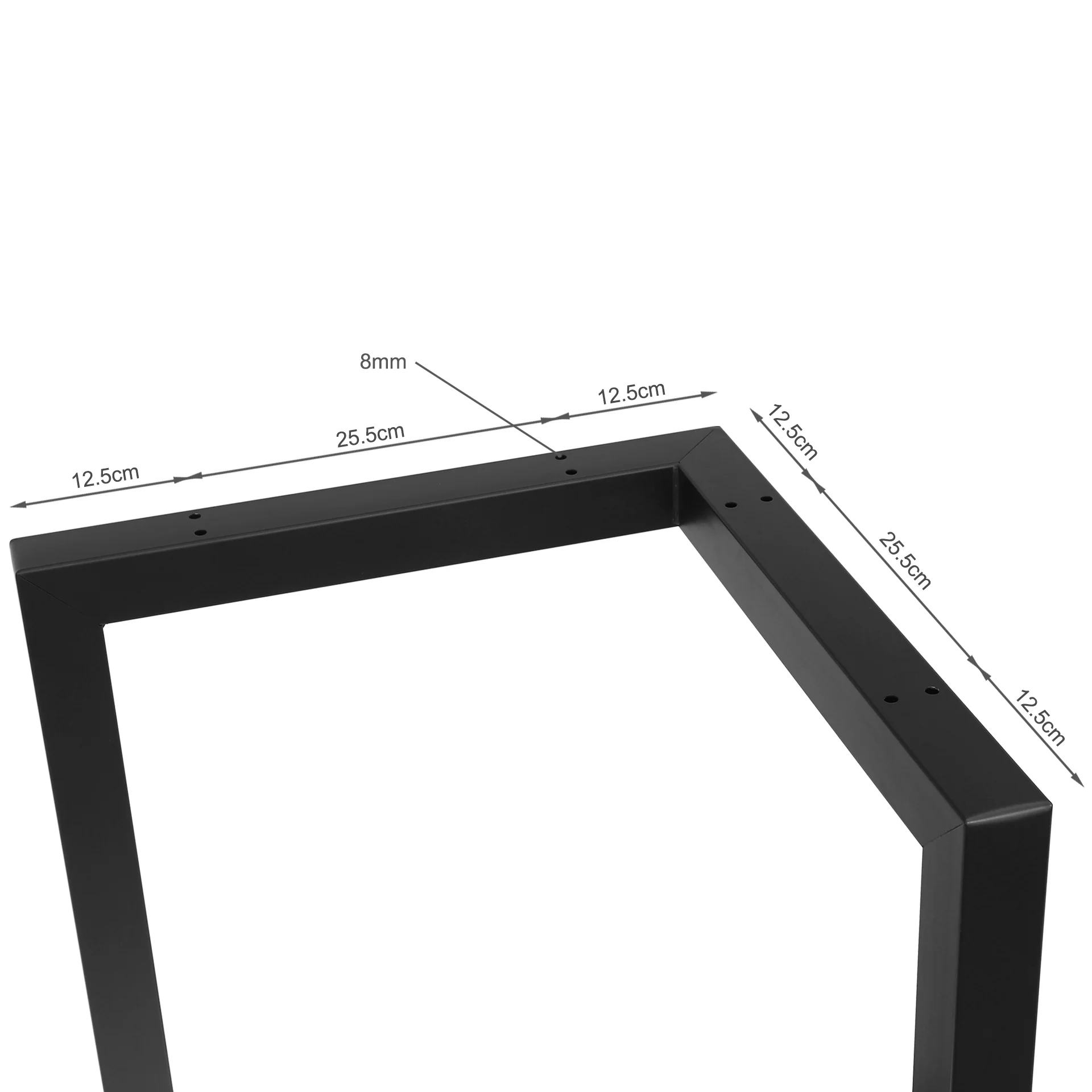 Varex V-Shape Metal Dining Table Legs 50/70x72.5cm - Set of 2 - Image 11