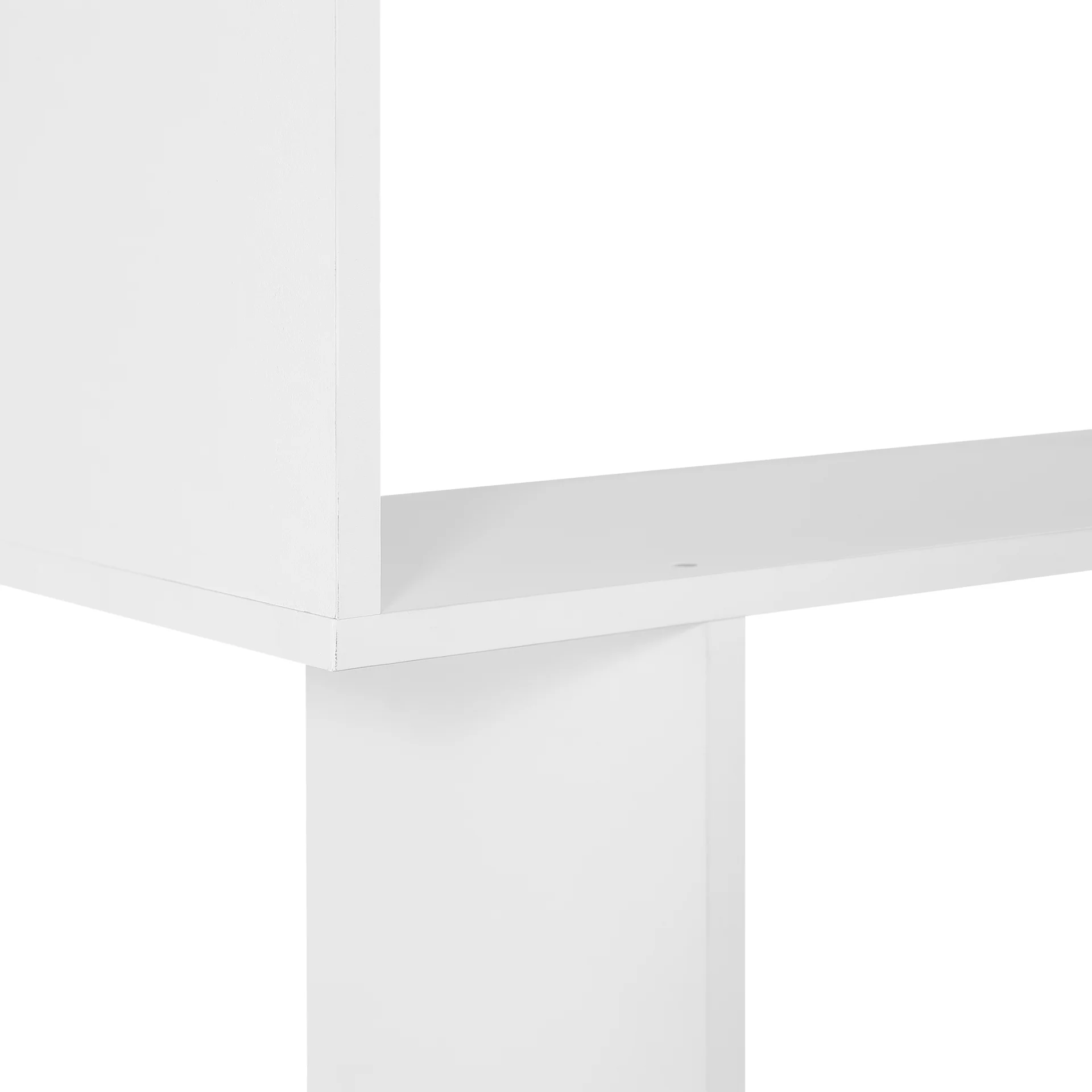 Verta 6 Tier Bookshelf Display Shelf - White - Image 9
