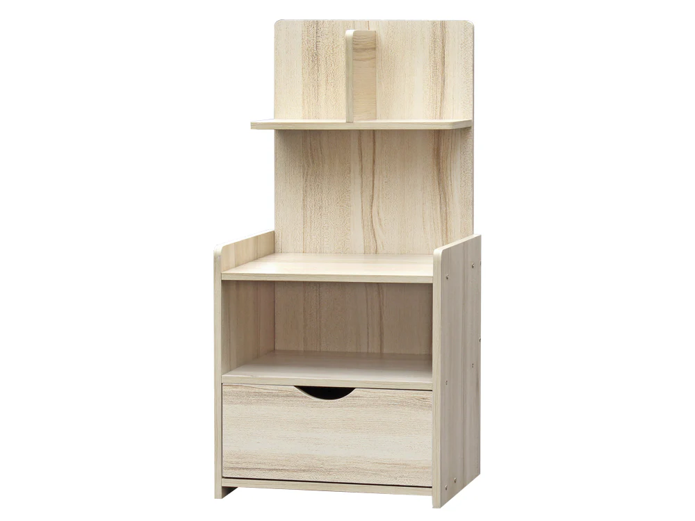 VIVIAN Bedside Table Nightstand - MAPLE - Image 2