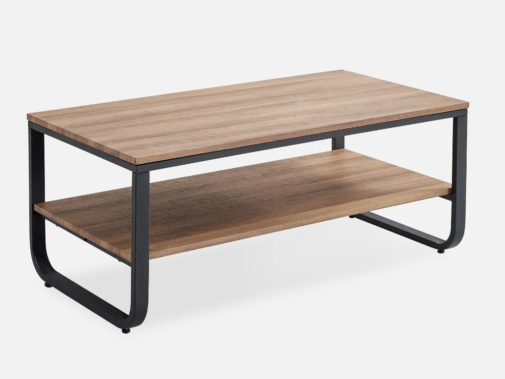 WALLIS Coffee Table 2 Tiers - WALNUT - Image 4