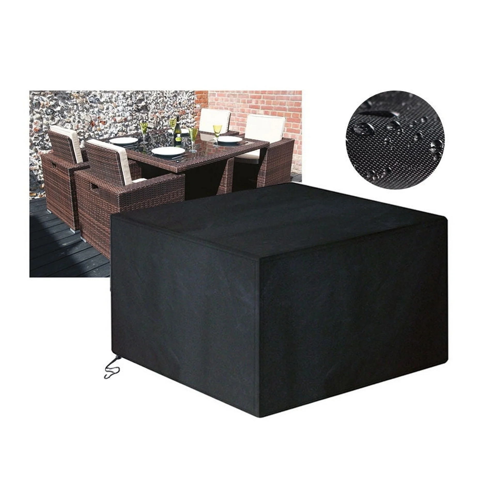 Waterproof Outdoor Furniture Cover Square 135 x 135cm - Image 2