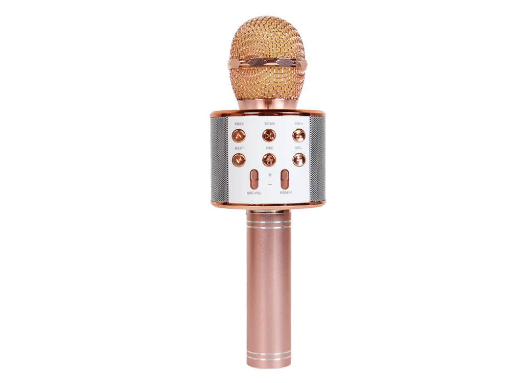 Wireless Bluetooth Microphone TF Card - ROSE GOLD - Image 17
