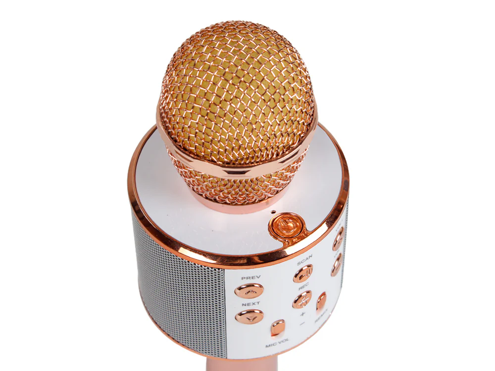 Wireless Bluetooth Microphone TF Card - ROSE GOLD - Image 8