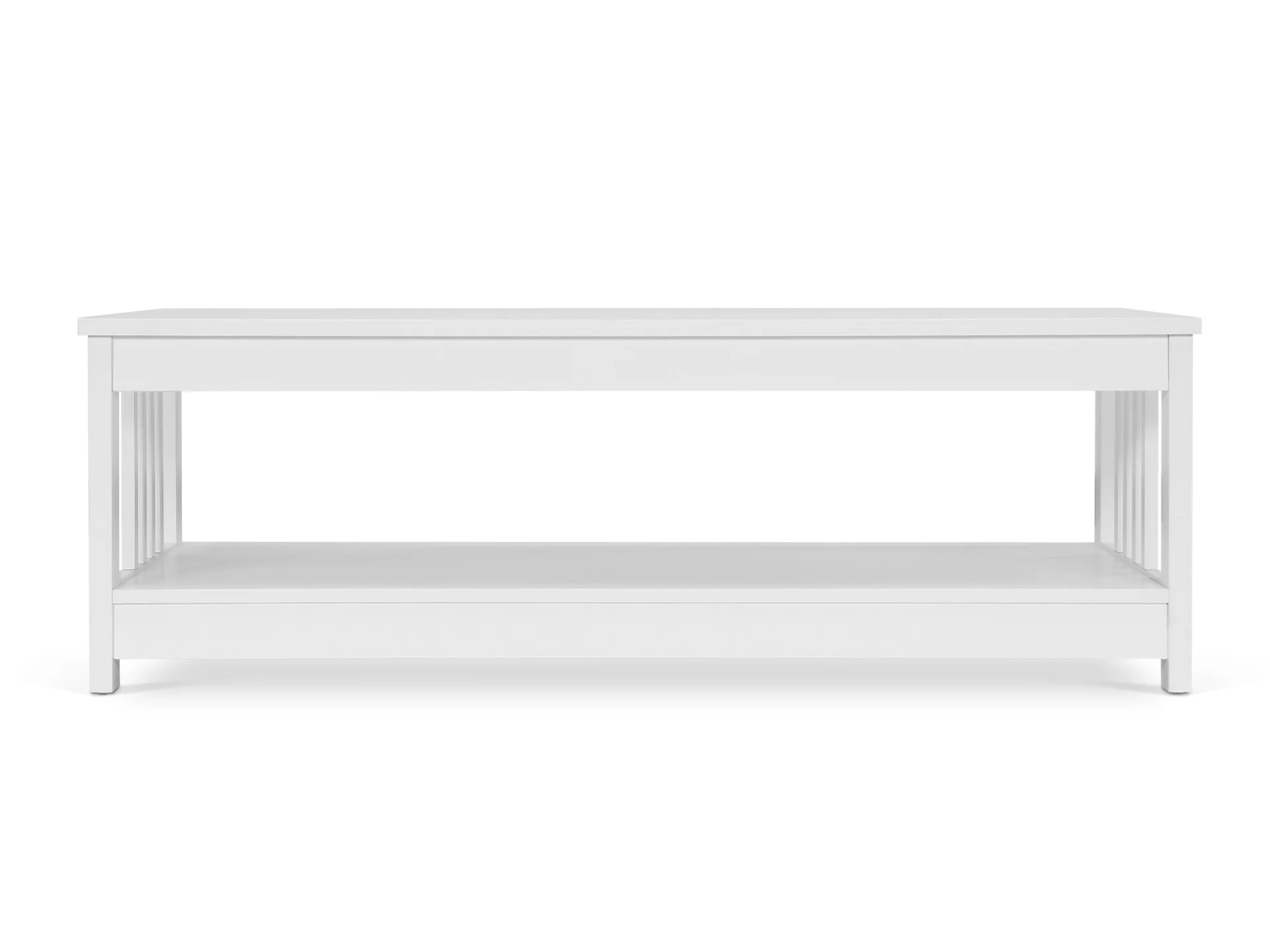 Wular Rectangle Coffee Table - White - Image 6