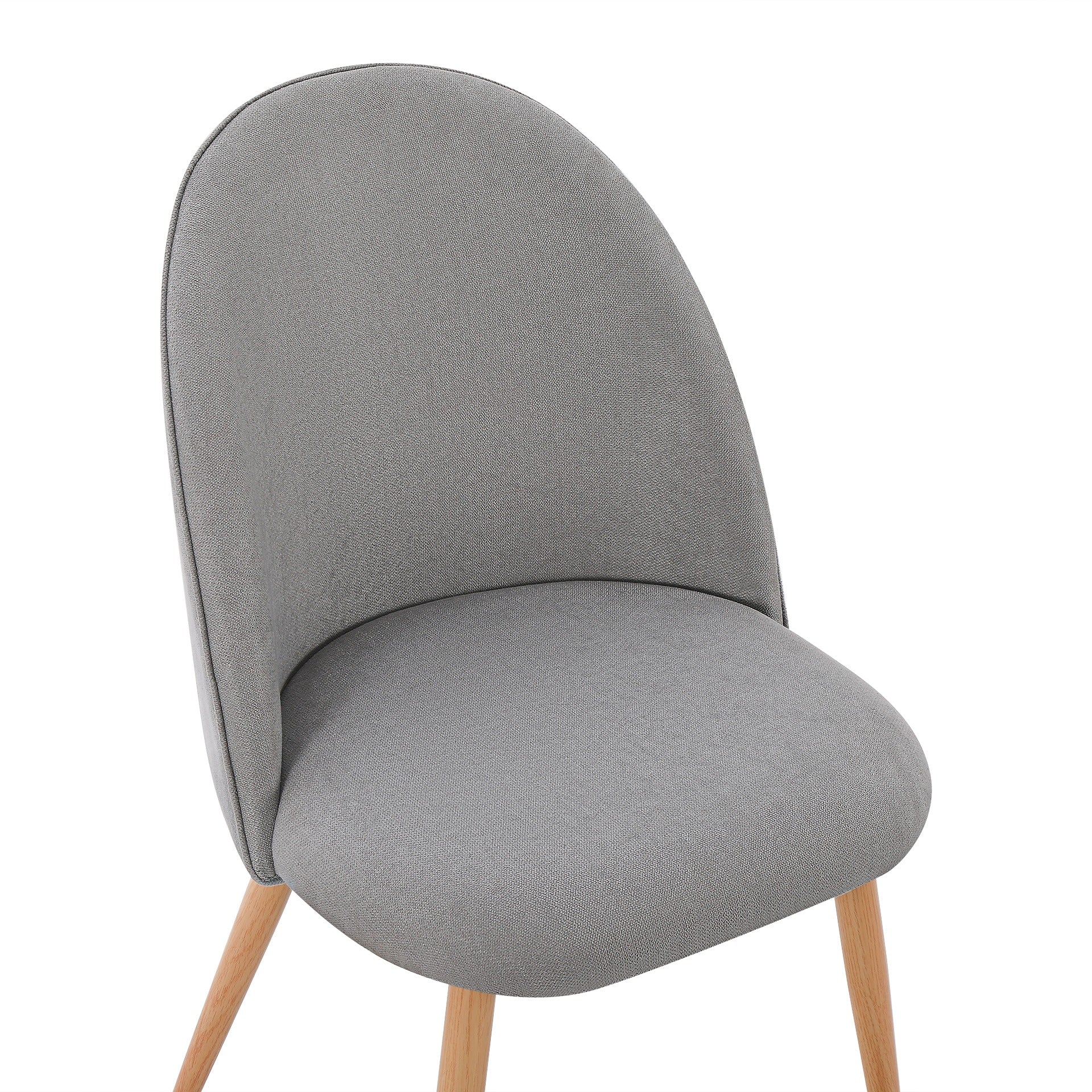 Wyatt Linen Dining Chair - Set of 2 - Light Grey - Image 10