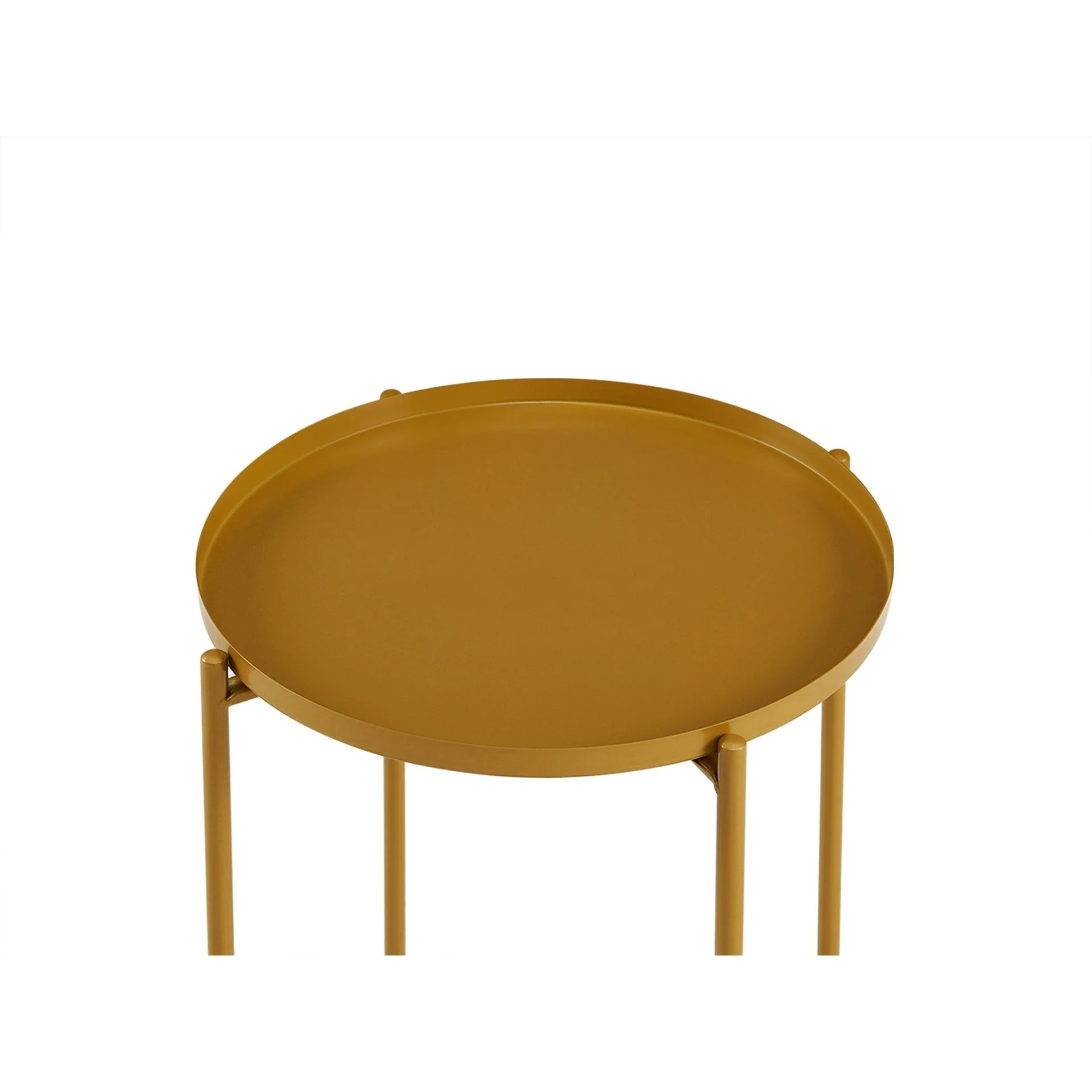 Xenia Round Coffee Table - Yellow - Image 7