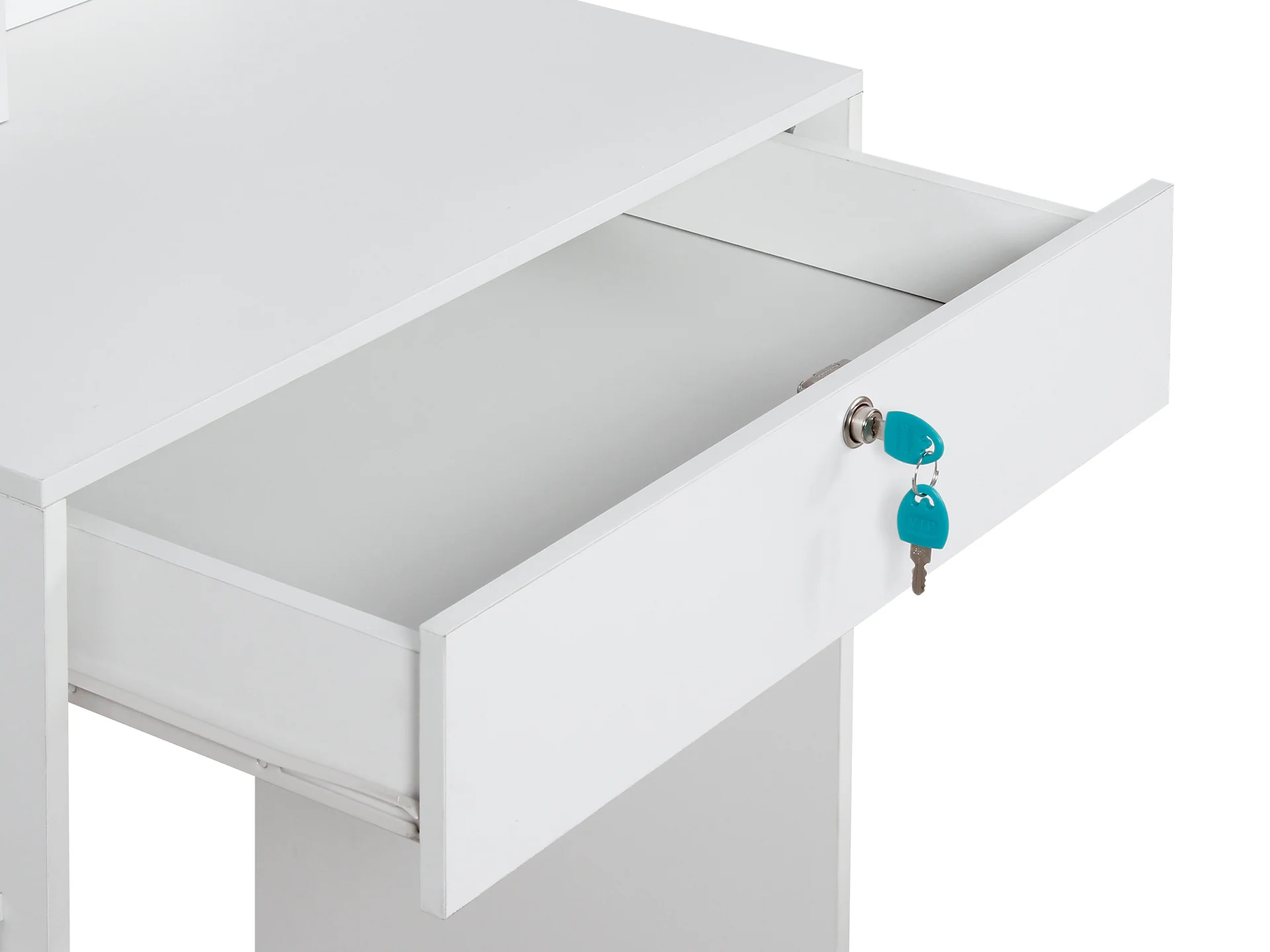 Zinnia 2 Drawer Dressing Table Set 2pcs - White - Image 7
